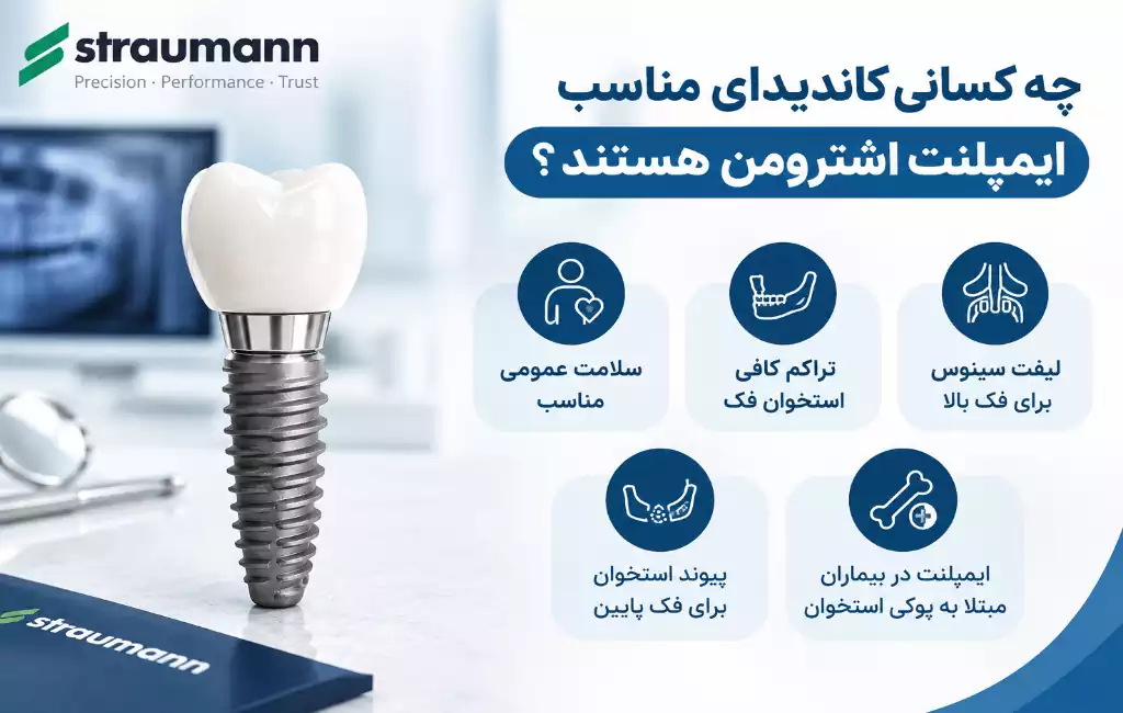 چه کسانی بهترین کاندیدا برای ایمپلنت اشترومن هستند؟